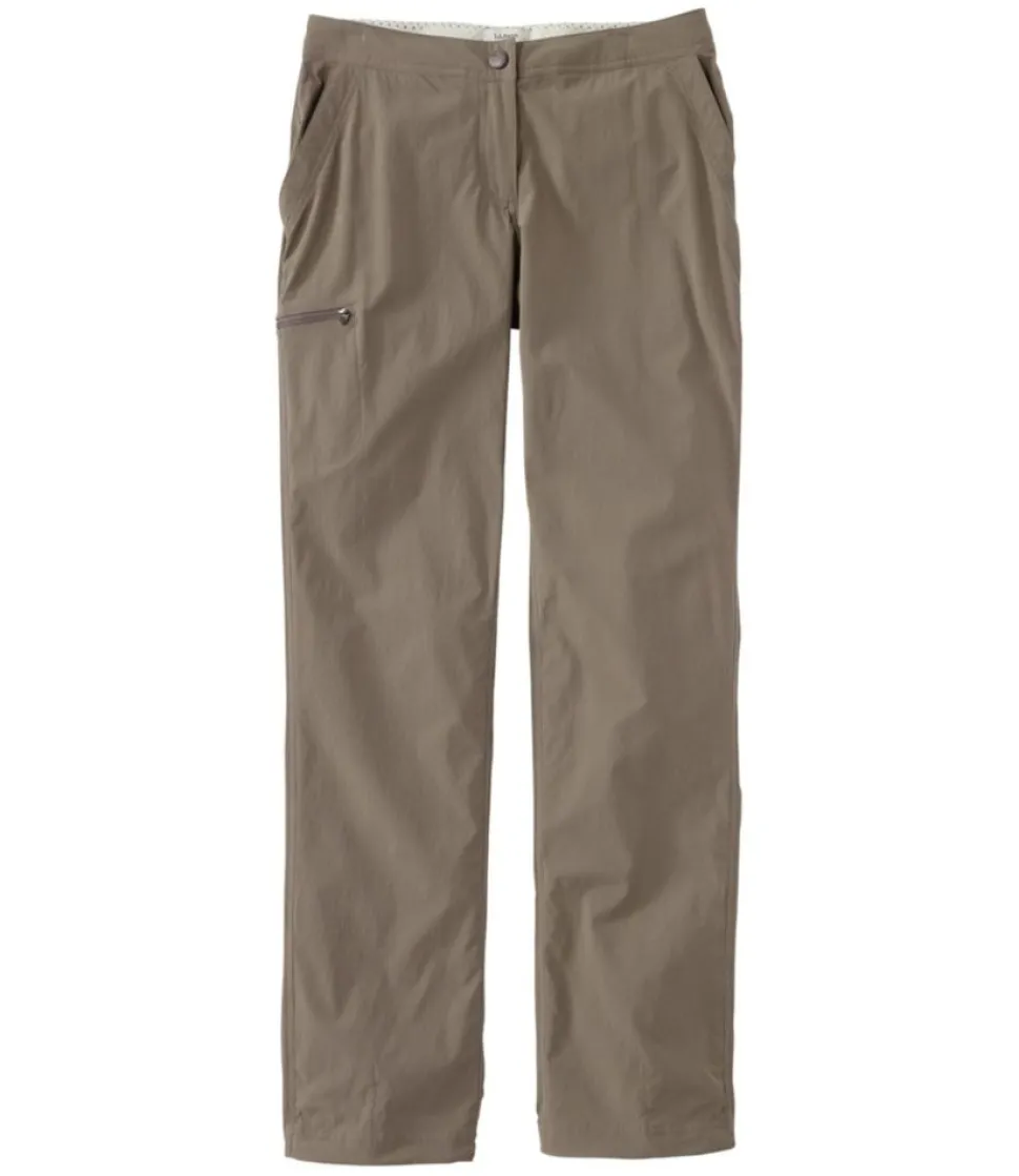 Cheap L.L.Bean "Women's Water-Repellent Comfort Trail Pants, Mid-Rise Straight-Leg"