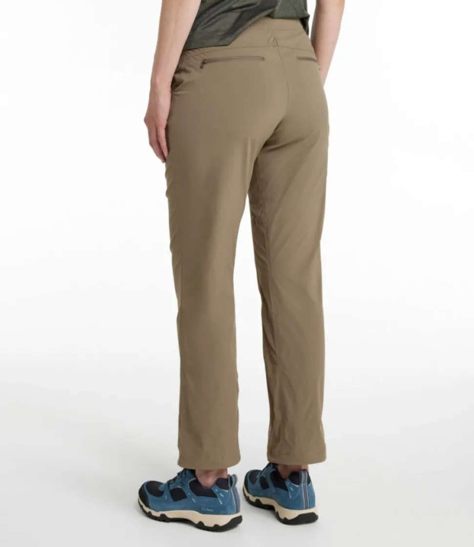 Cheap L.L.Bean "Women's Water-Repellent Comfort Trail Pants, Mid-Rise Straight-Leg"