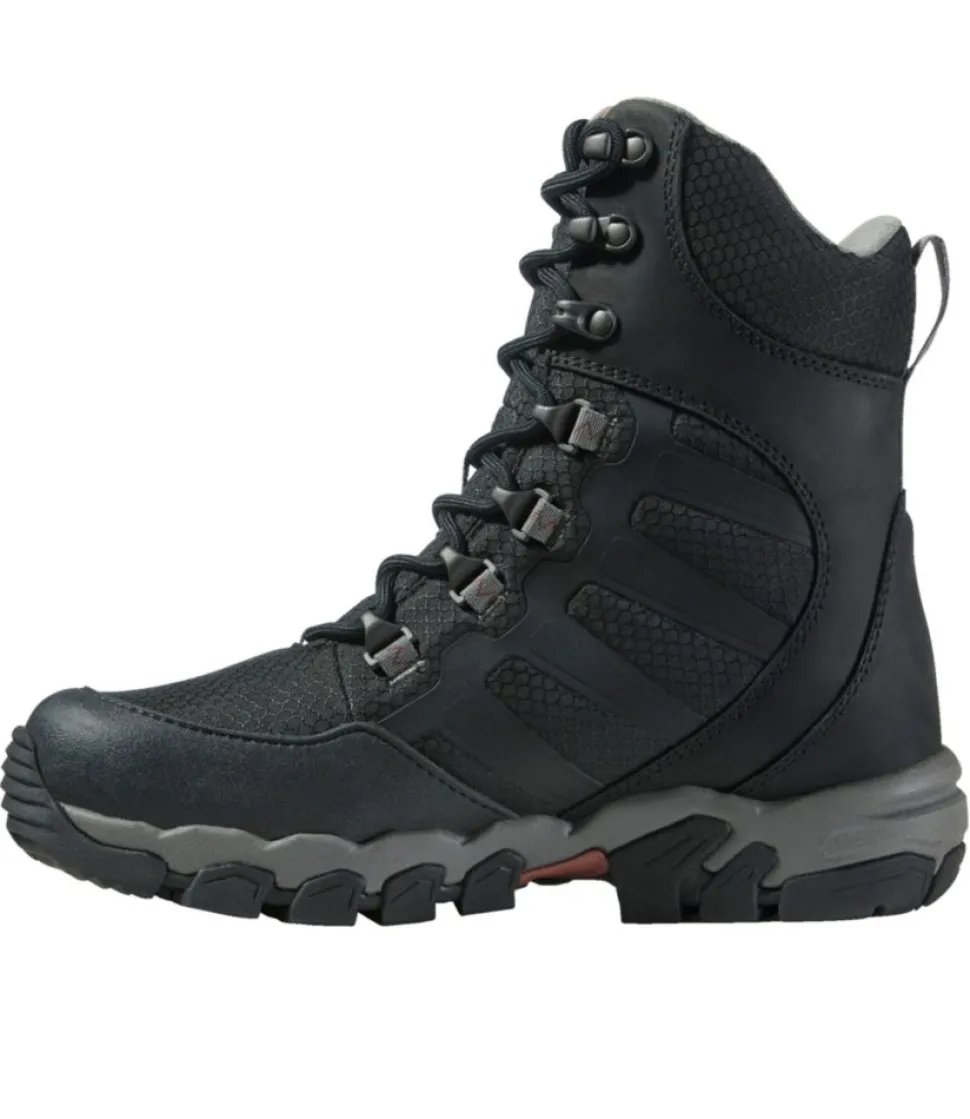 Fashion L.L.Bean "Women's Weather Challenger Insulated Boots" Black/Crimson
