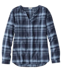 Fashion L.L.Bean "Women's Whisperweight Flannel Popover Shirt"