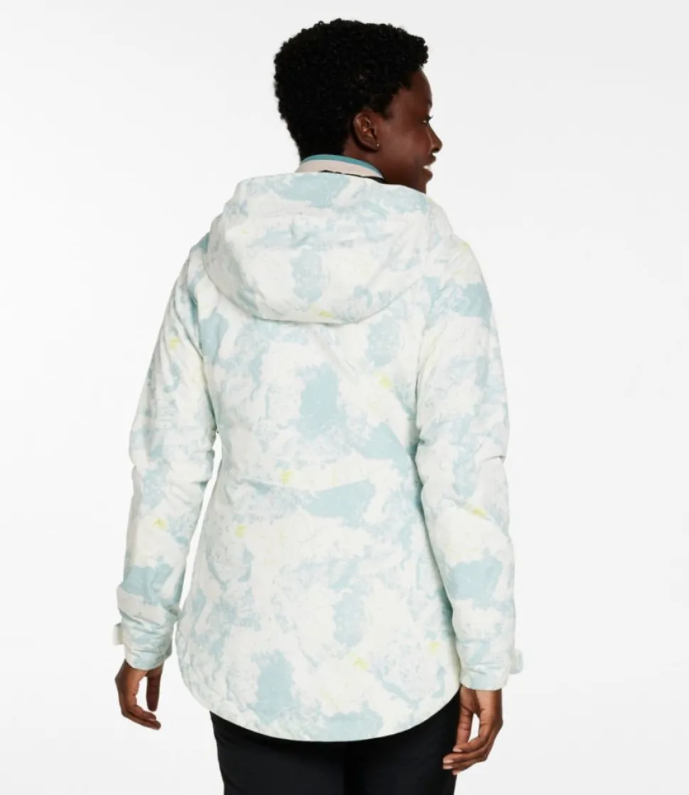 Online L.L.Bean "Women's Wildcat Waterproof Ski Jacket, Print" SeaSaltCamo