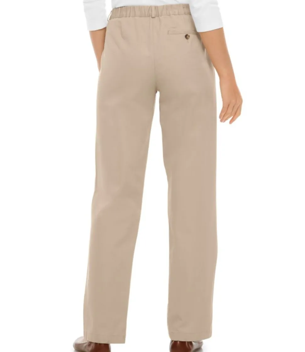 Store L.L.Bean "Women's Wrinkle-Free Bayside Pants, Ultra High-Rise Comfort Waist Tapered-Leg"