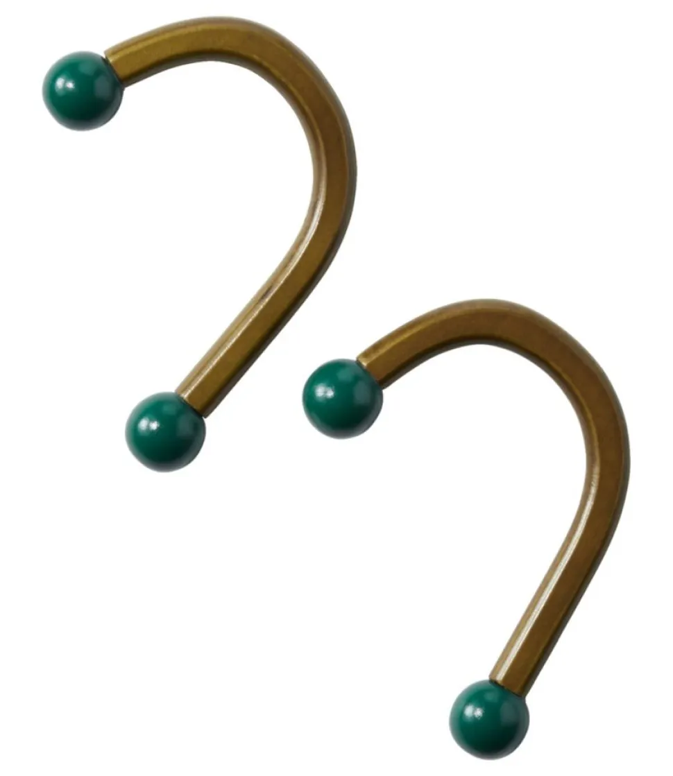 Outlet L.L.Bean "Wooden Stocking Hangers, Set of Two"